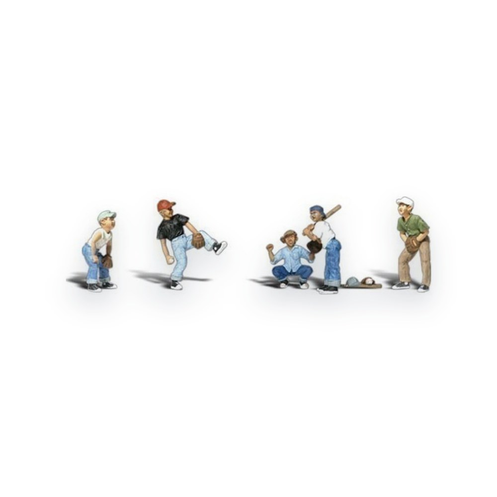 Woodland Scenics HO Scale Baseball Players I