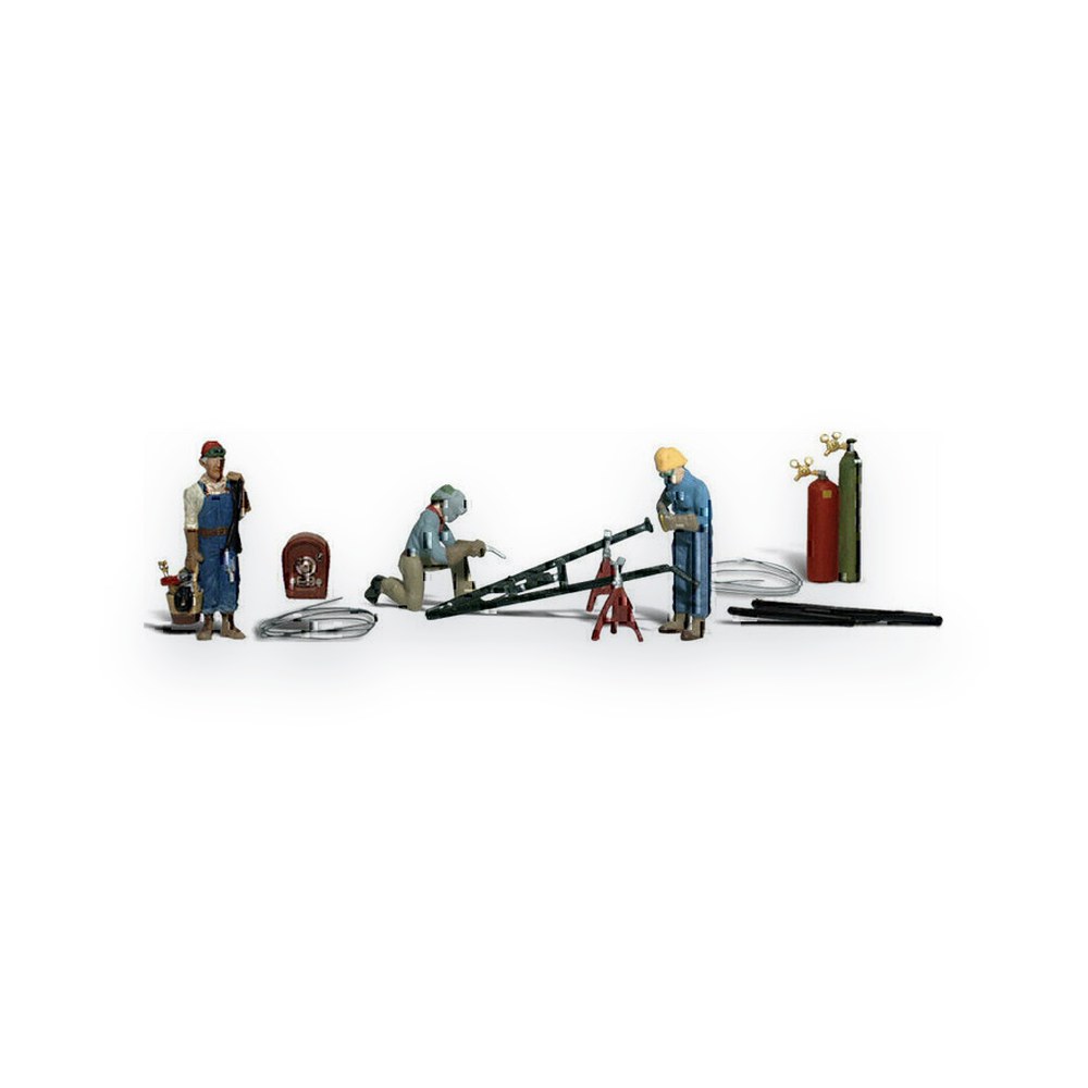 Woodland Scenics HO Scale Welders, with Accessories