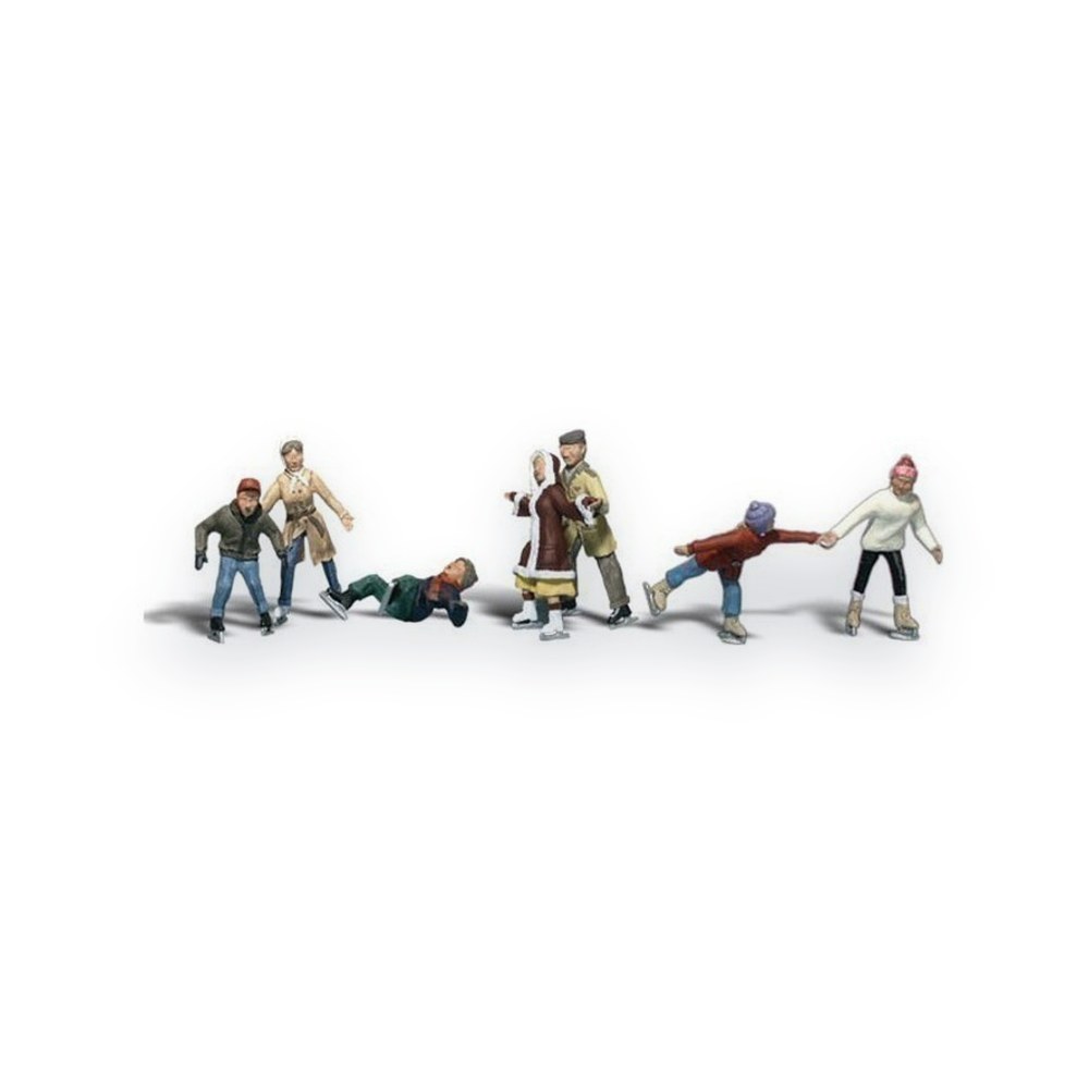 Woodland Scenics HO Scale Ice Skaters
