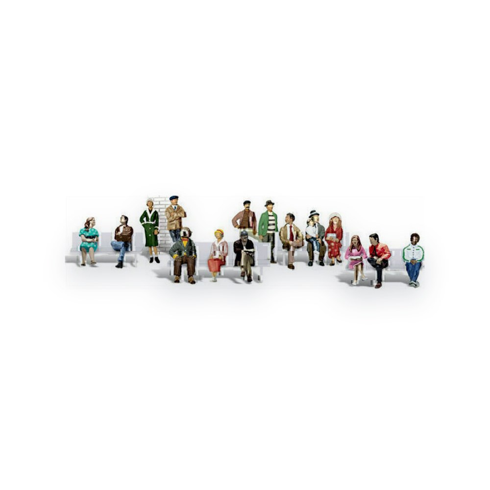 Woodland Scenics HO Scale Sixteen Passengers