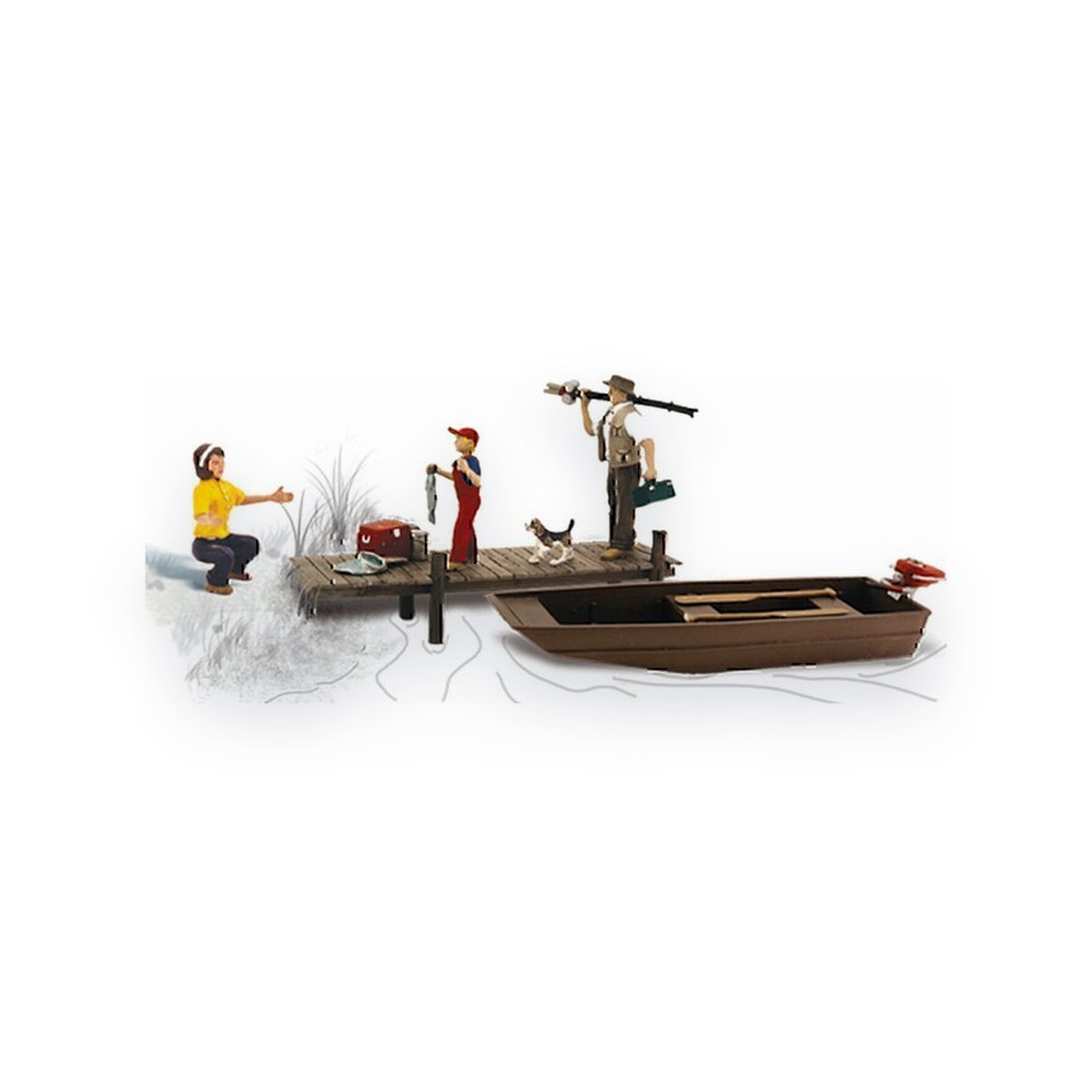 Woodland Scenics HO Scale Family Fishing, WOOA1923