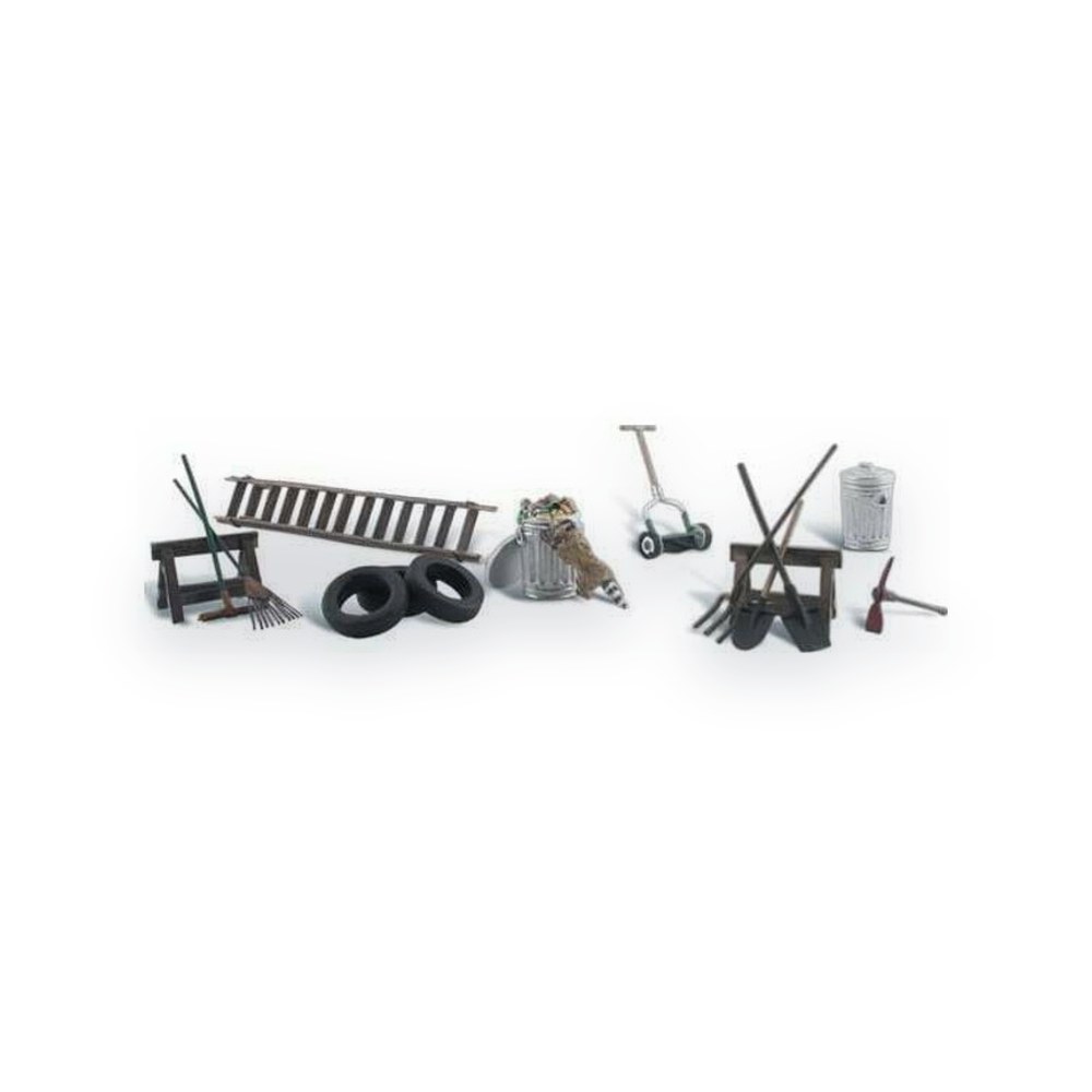 Woodland Scenics HO Scale Garage Treasures