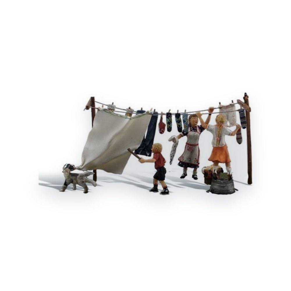 Woodland Scenics HO Scale Wash Day Getaway