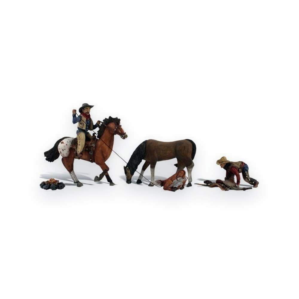 Woodland Scenics HO Scale Ridin' and Ropin'