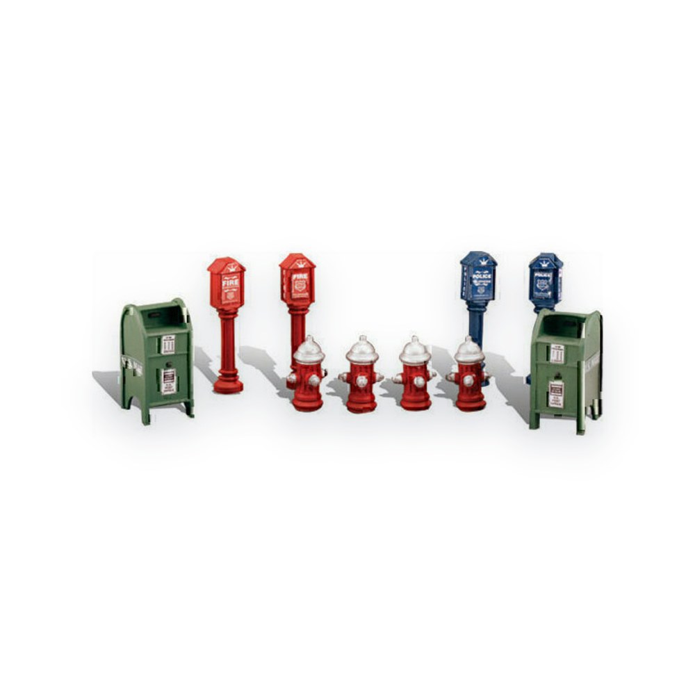 Woodland Scenics HO Scale Street Items