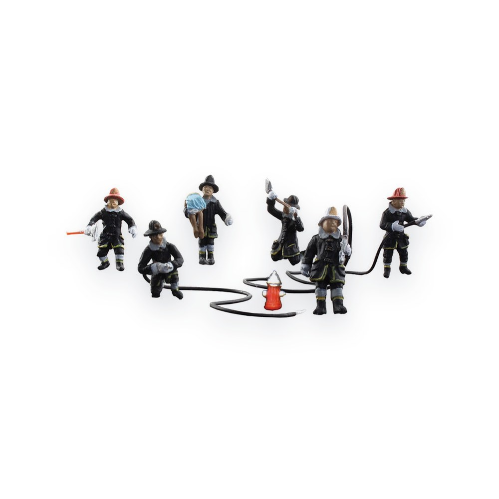 Woodland Scenics HO Scale Rescue Firefighters