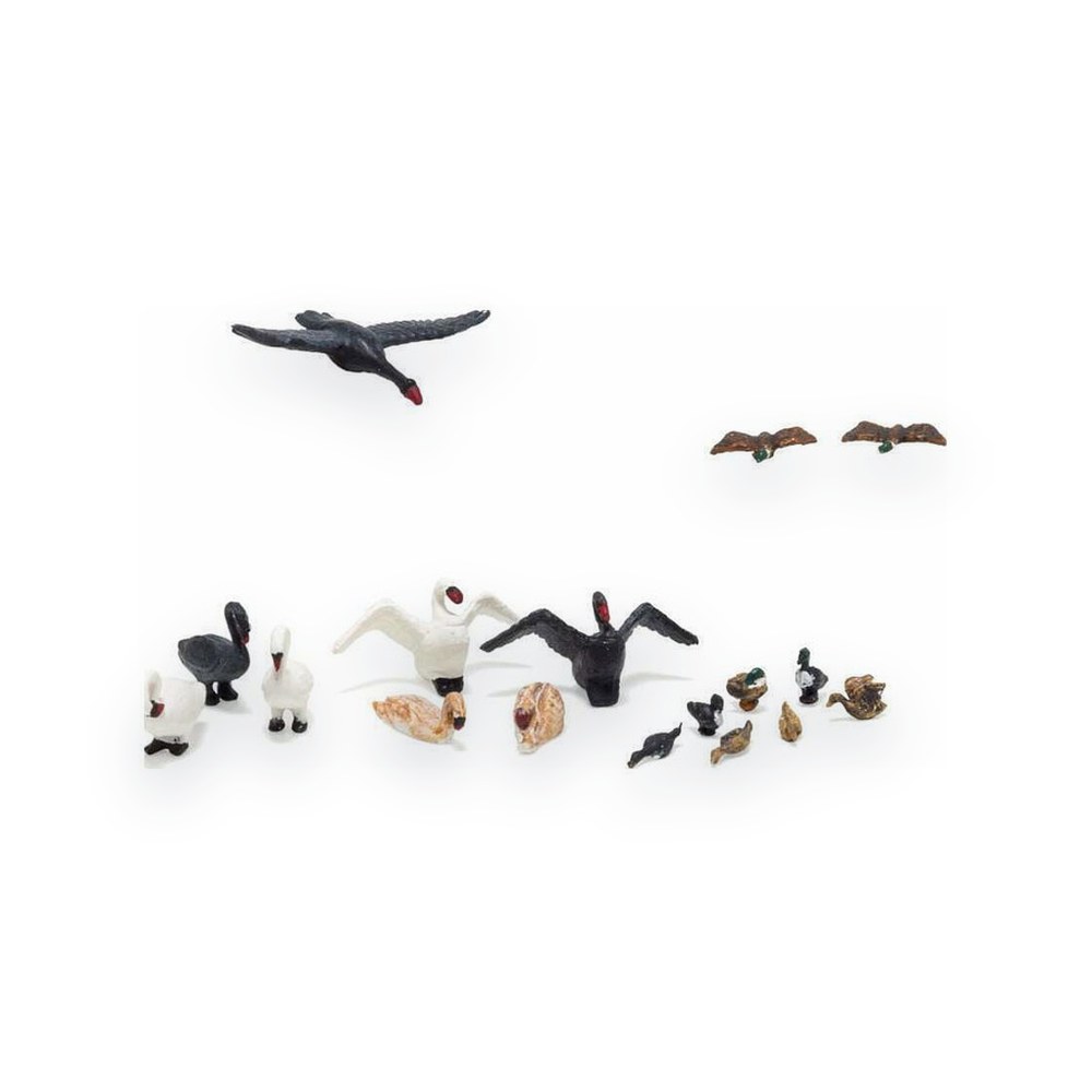 Woodland Scenics HO Scale Ducks and Swans