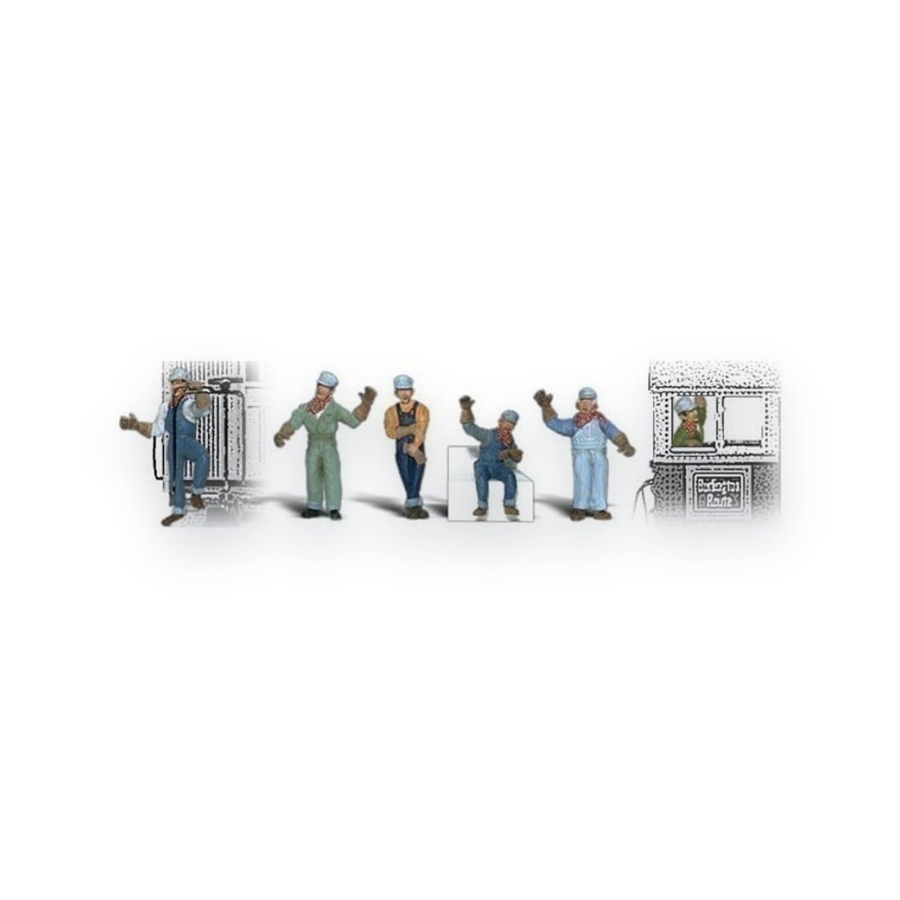 Woodland Scenics N Scale Figures, Engineers