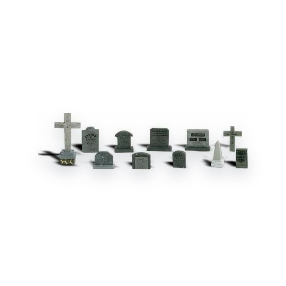 Woodland Scenics N Scale Figures, Tombstones