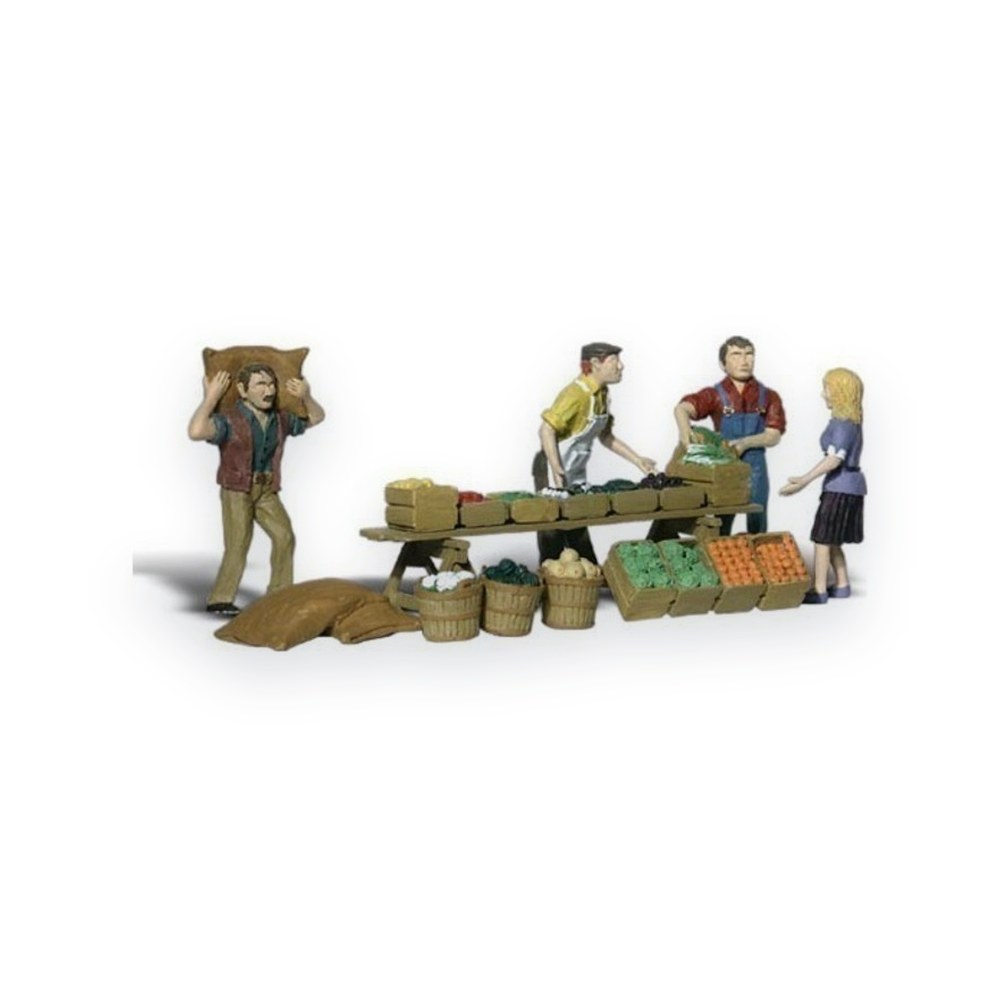 Woodland Scenics N Scale Figures, Farmers Market