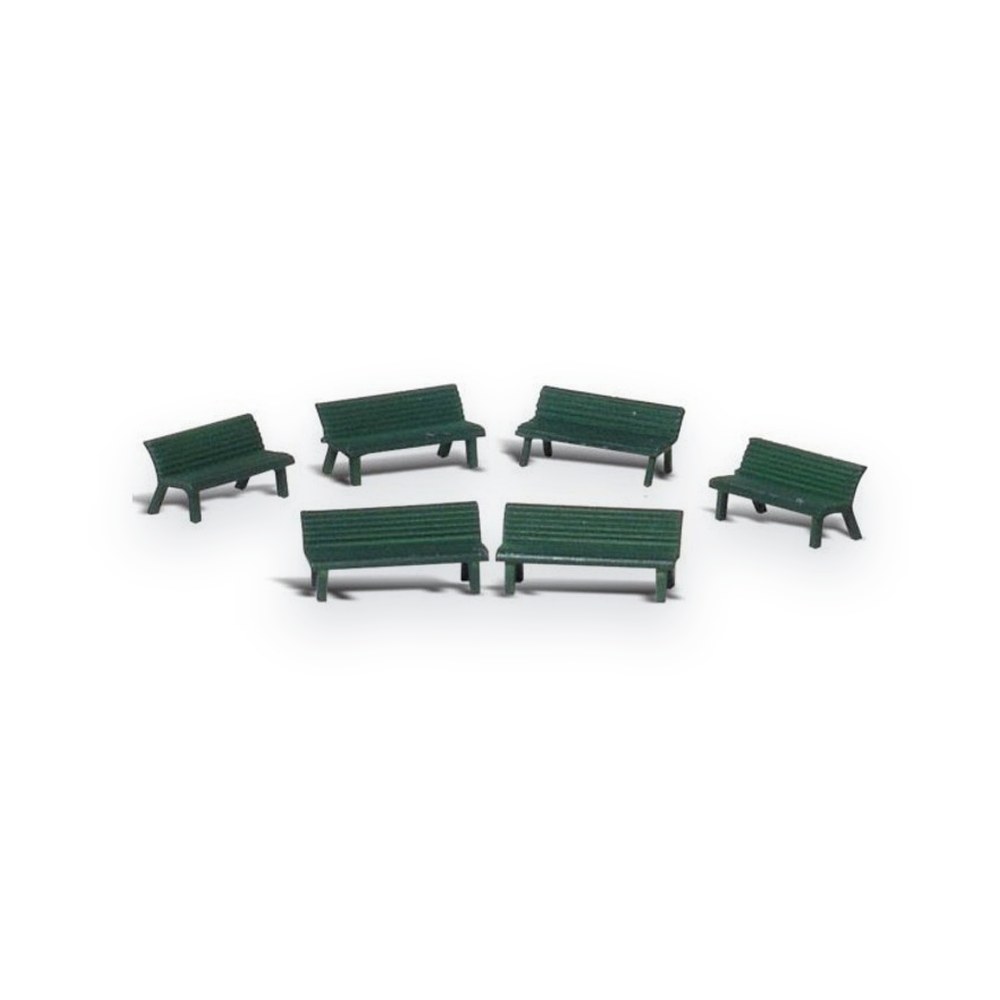 Woodland Scenics N Scale Figures, Park Benches