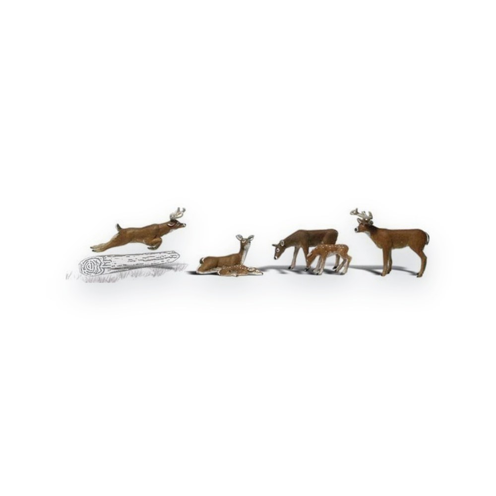 Woodland Scenics N Scale Figures, Deer