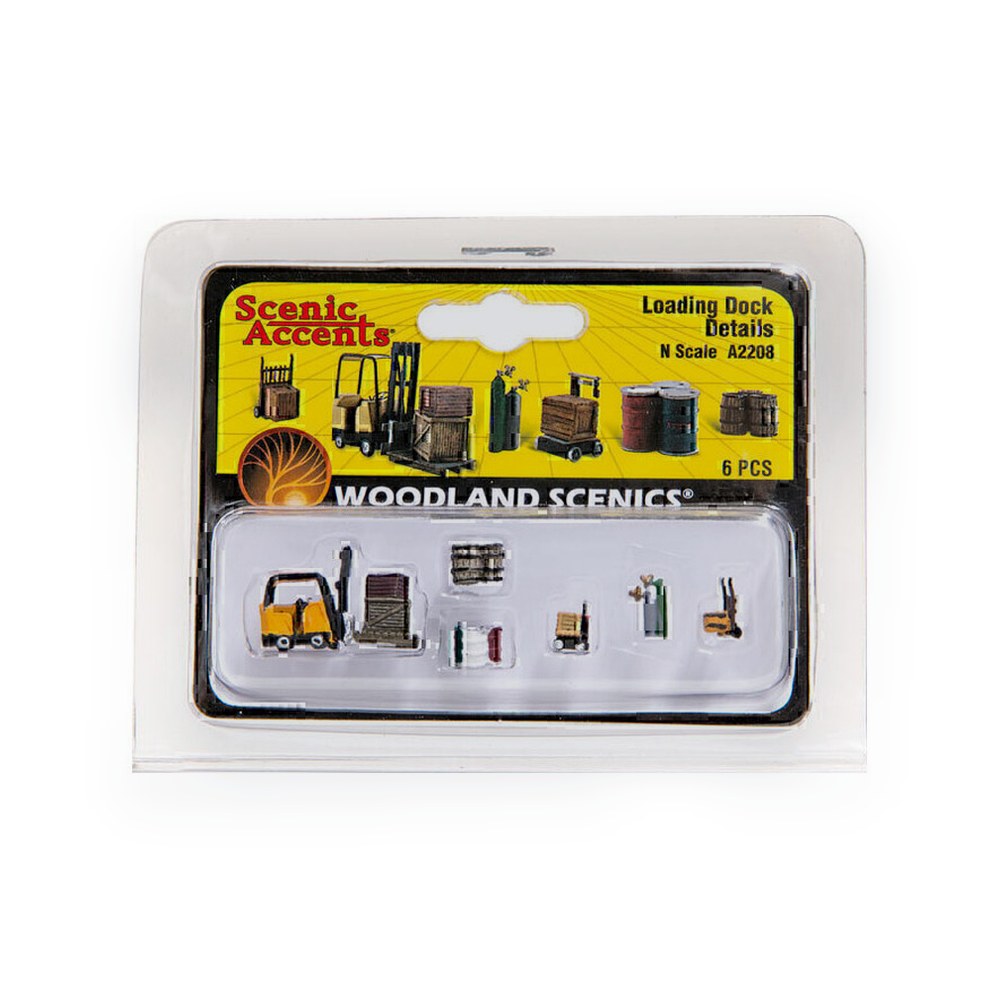 Woodland Scenics N Scale Figures, Loading Dock Details