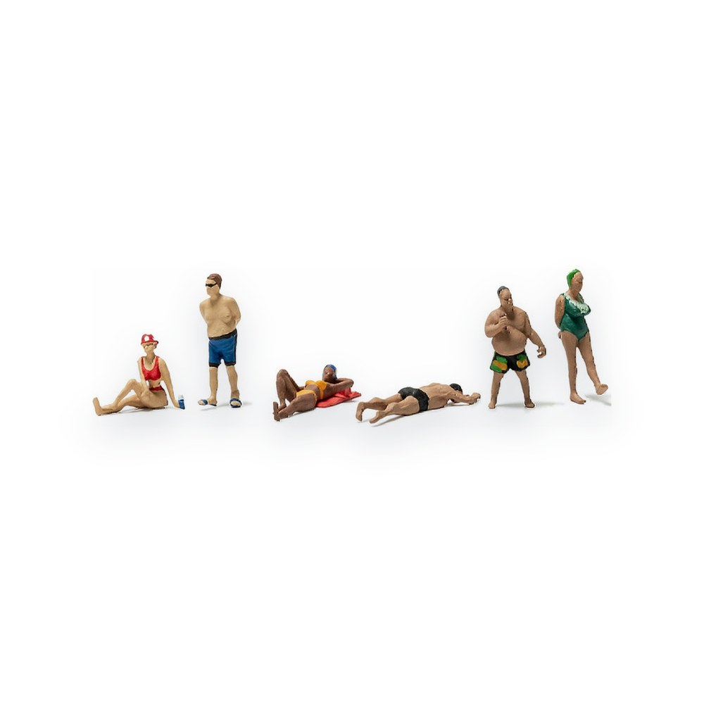Woodland Scenics N Scale Figures, Beach Goers