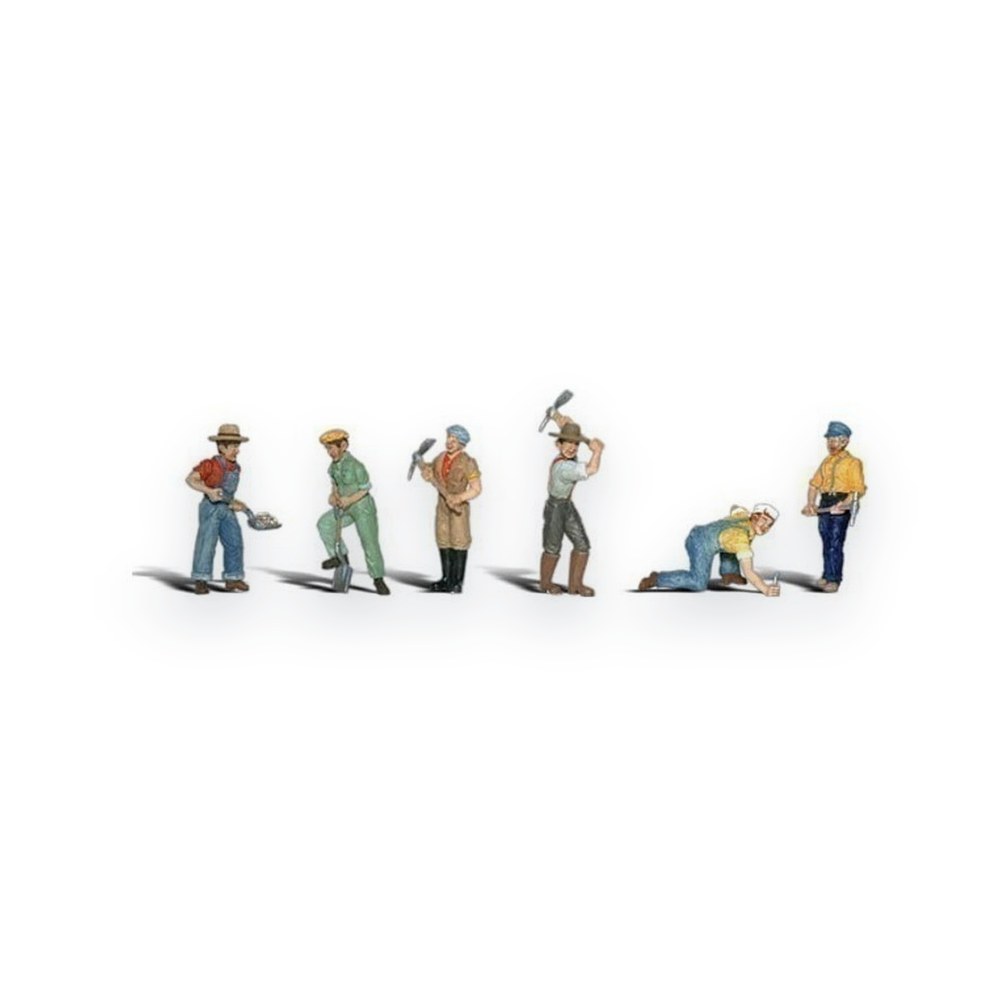 Woodland Scenics O Scale Figures, Track Workers