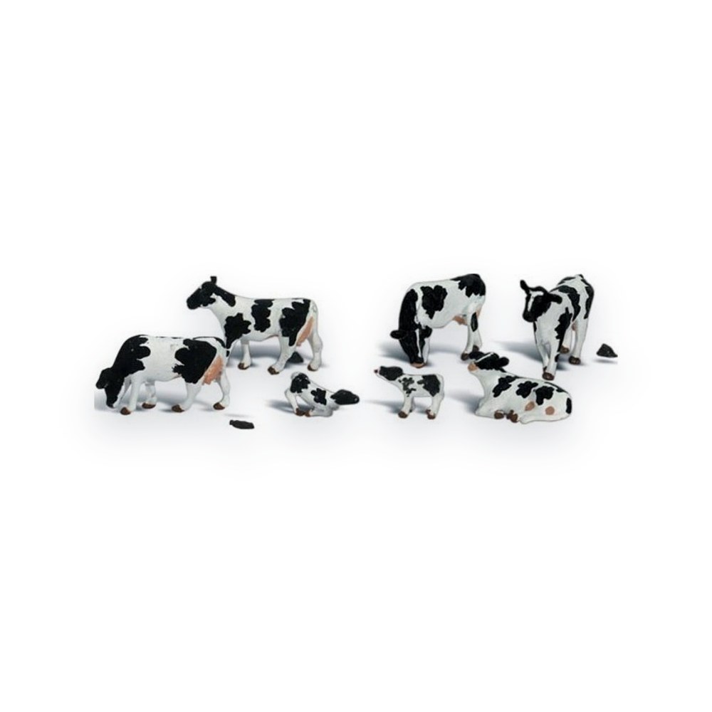 Woodland Scenics O Scale Figures, Holstein Cows