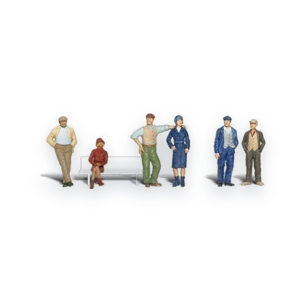 Woodland Scenics O Scale Figures, Bystanders