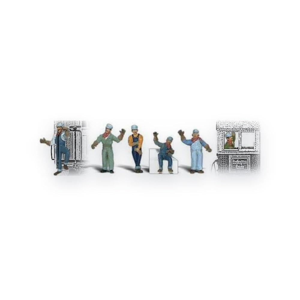 Woodland Scenics O Scale Figures, Engineers