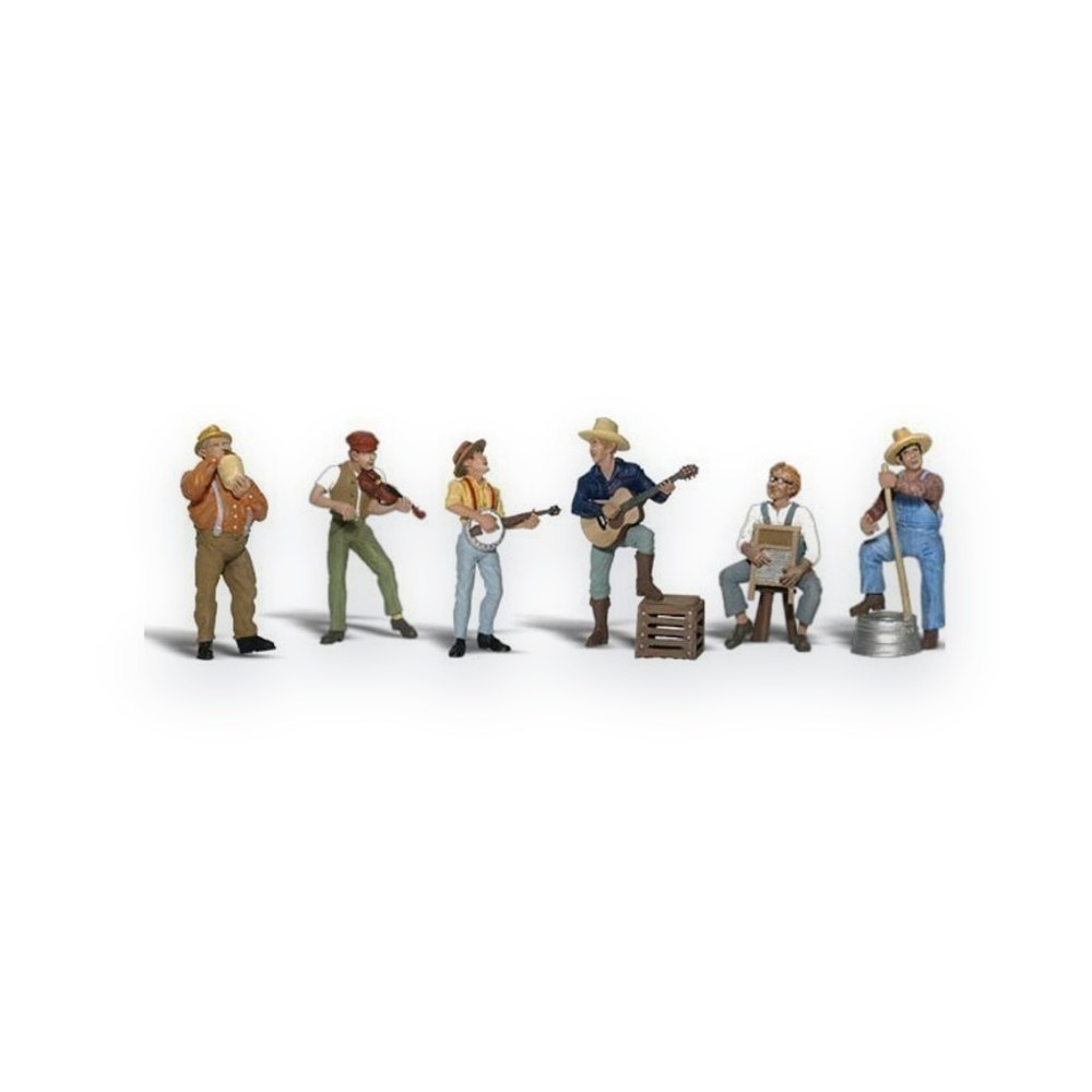 Woodland Scenics O Scale Figures, Jug Band