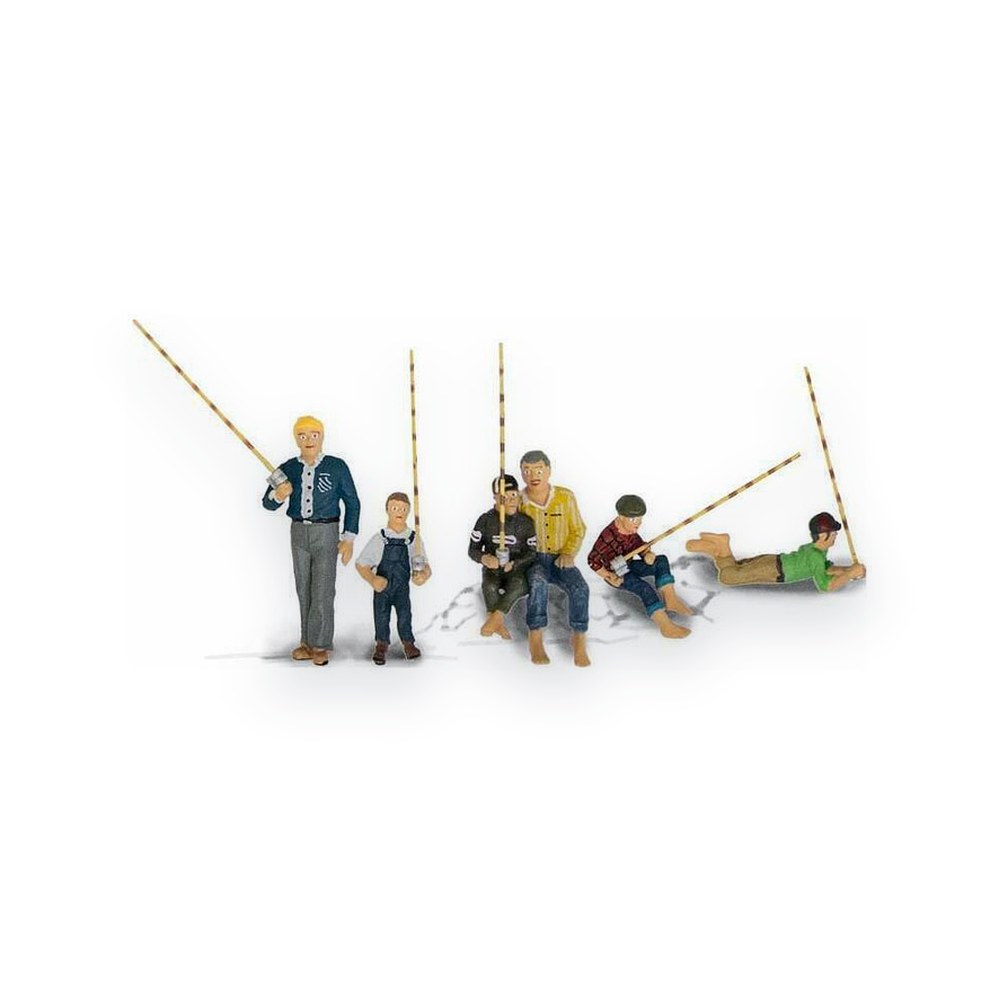 Woodland Scenics O Scale Figures, Gone Fishing