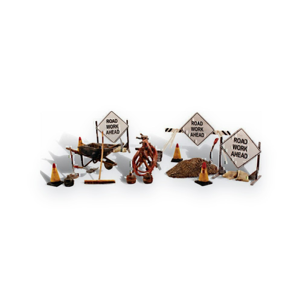 Woodland Scenics O Scale Figures, Road Crew Detail