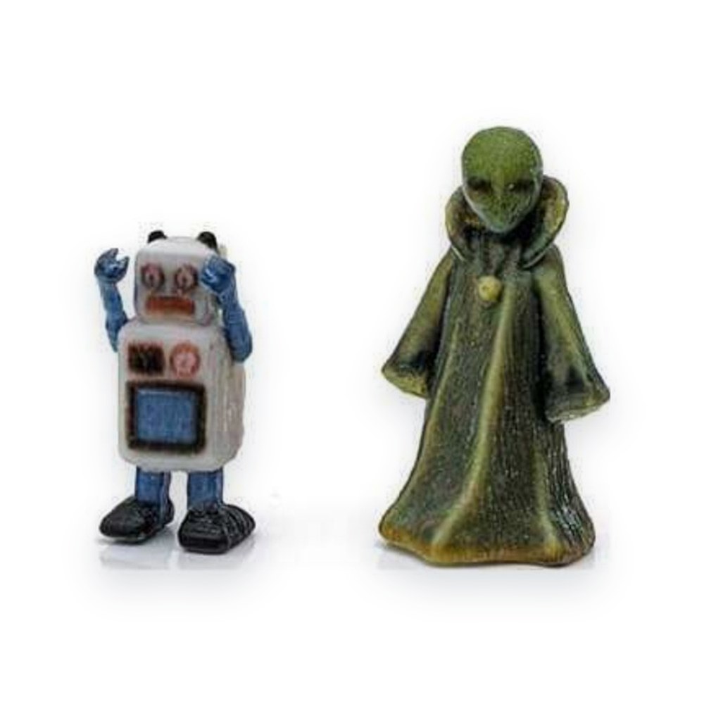 Woodland Scenics O Scale Figures, Earth Visitors ? 2 Pk