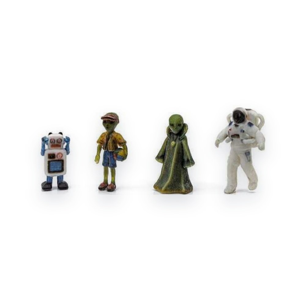 Woodland Scenics HO Scale Figures, Sci-Fi Figures ? 4 Pk