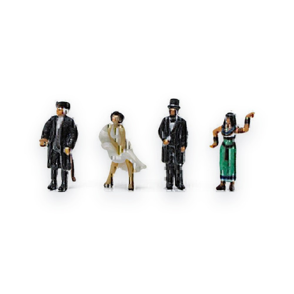 Woodland Scenics HO Scale Figures, Historical Figures ? 4 Pk