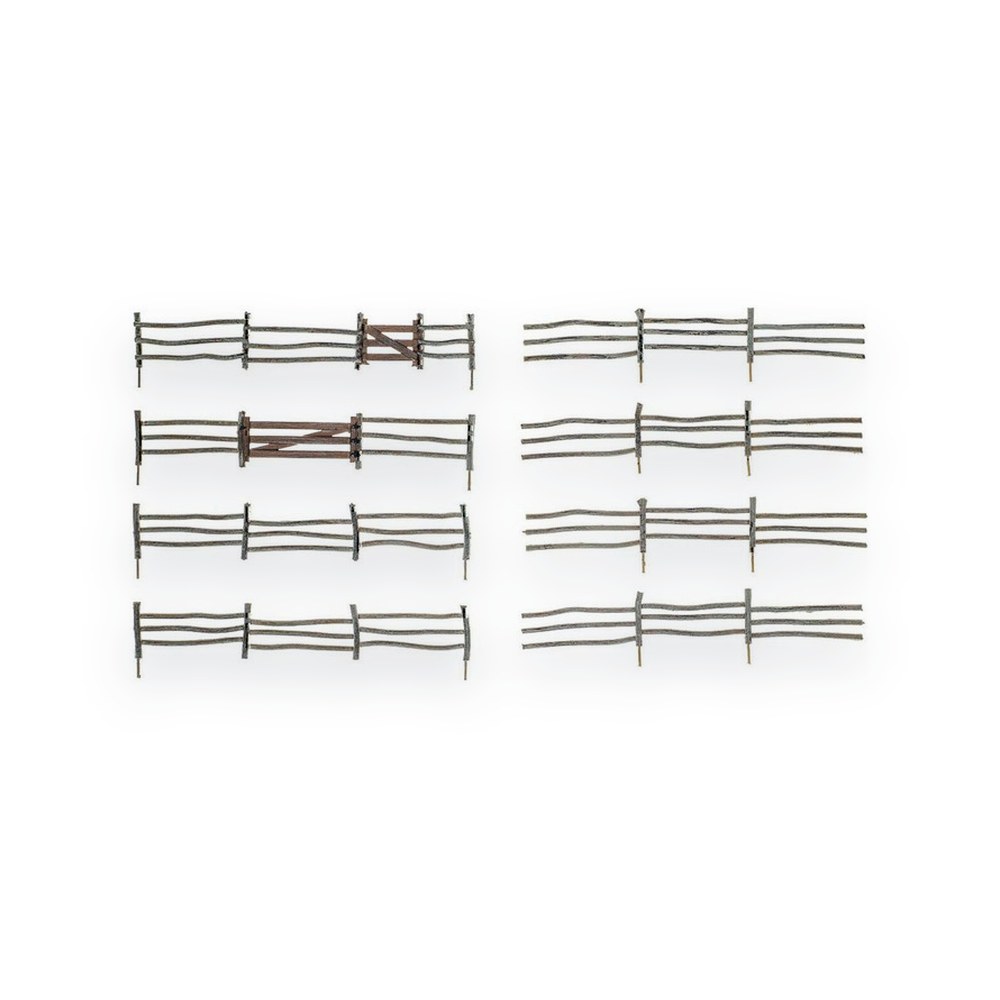 Woodland Scenics HO Scale Log Fence