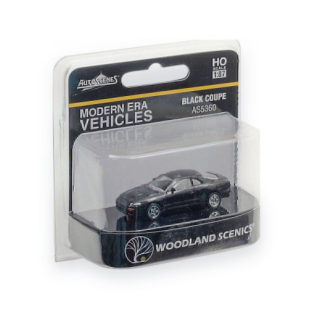 Woodland Scenics HO Scale Black Coupe