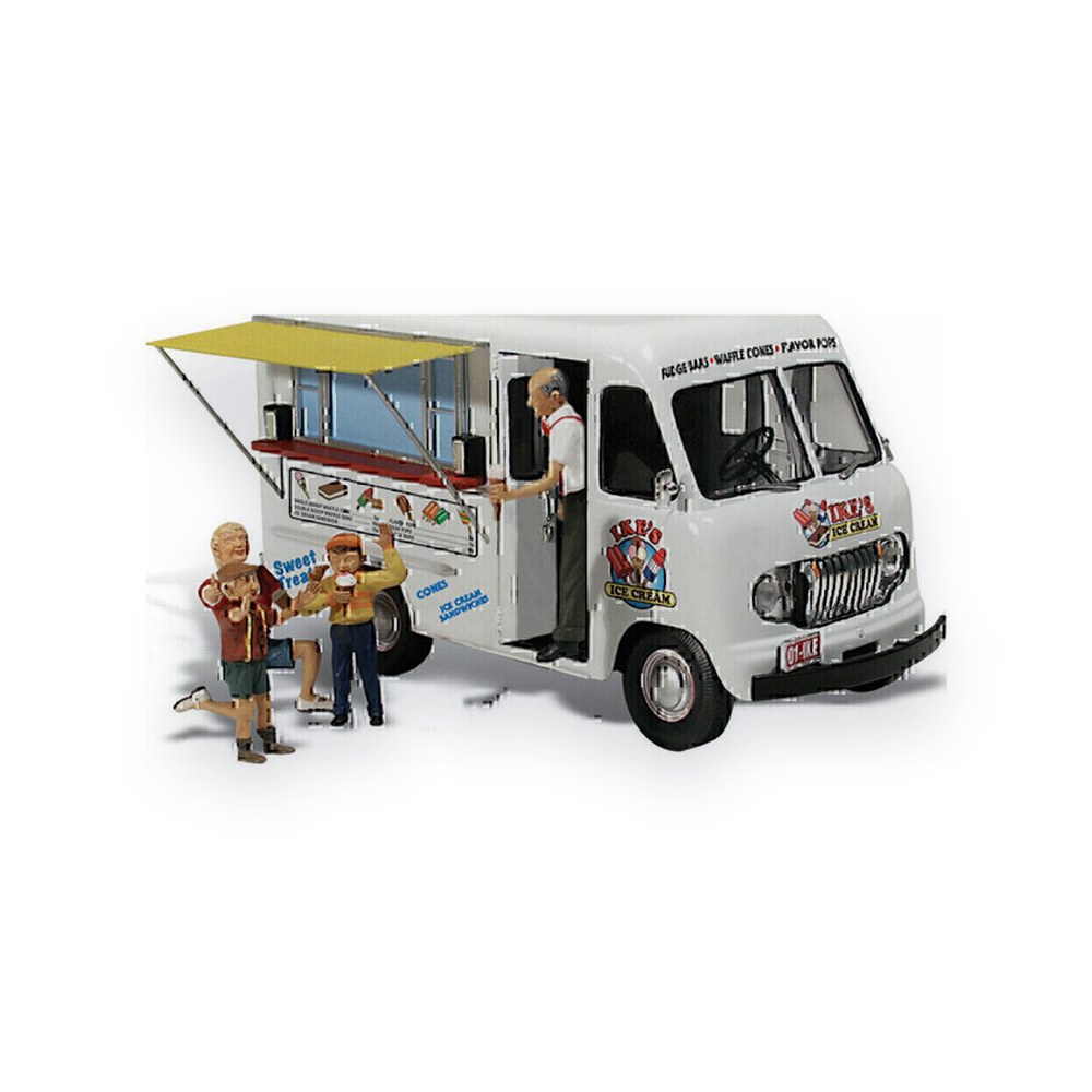 Woodland Scenics HO Scale Ike's Ice Cream Truck