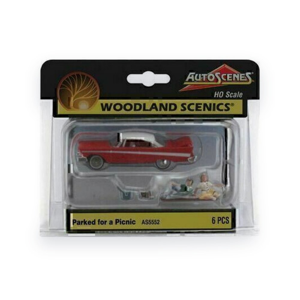 Woodland Scenics HO Scale Parked for a Picnic