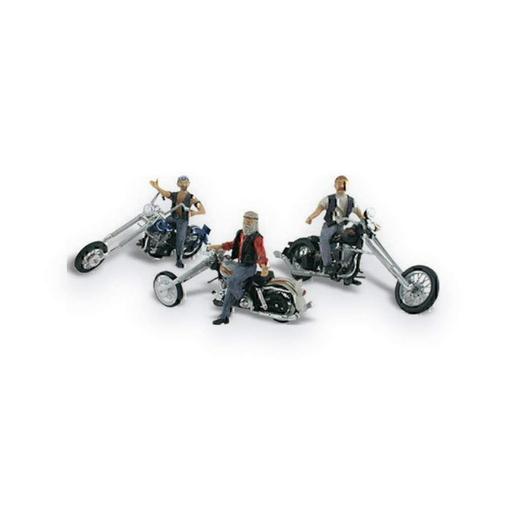 Woodland Scenics HO Scale Bad Boy Bikers