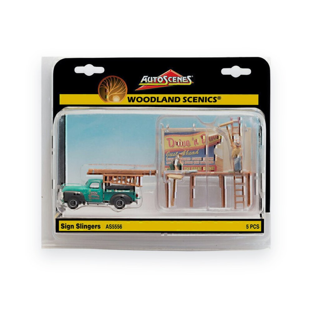 Woodland Scenics HO Scale Sign Slingers