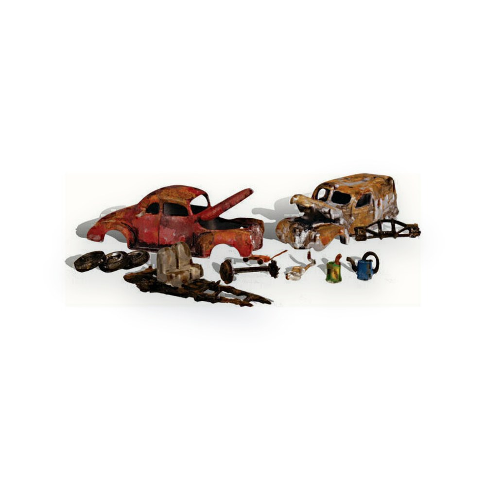 Woodland Scenics HO Scale Junk Cars