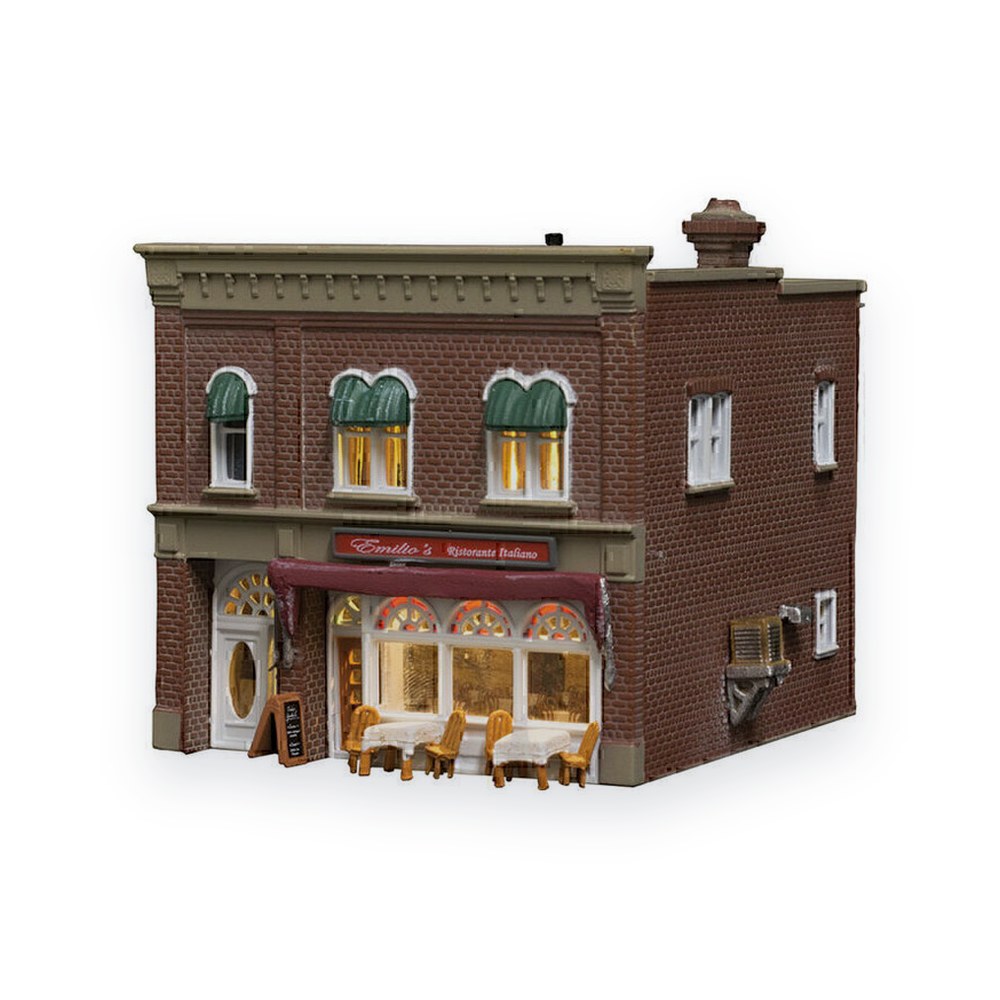 Woodland Scenics N Scale Emilio's Italian Restaurant, Built-Up