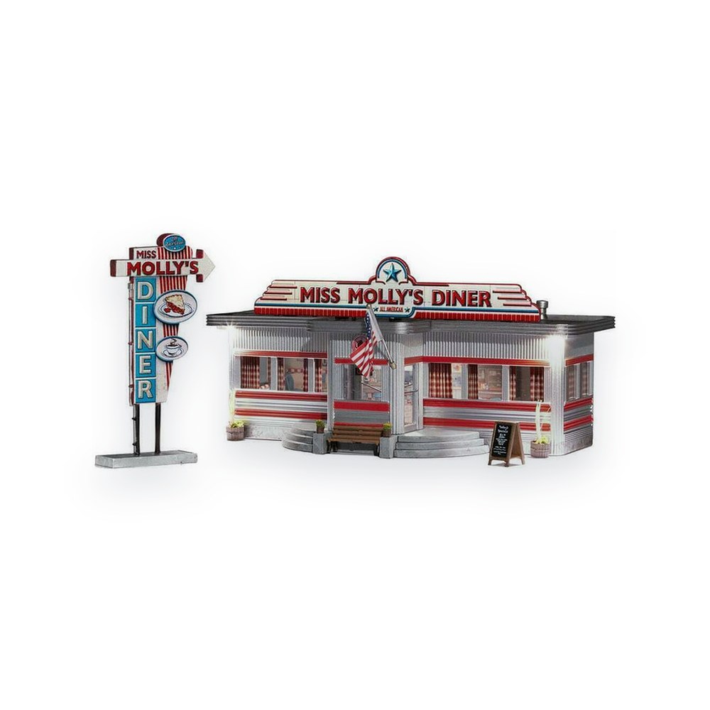 Woodland Scenics N Scale Miss Molly's Diner