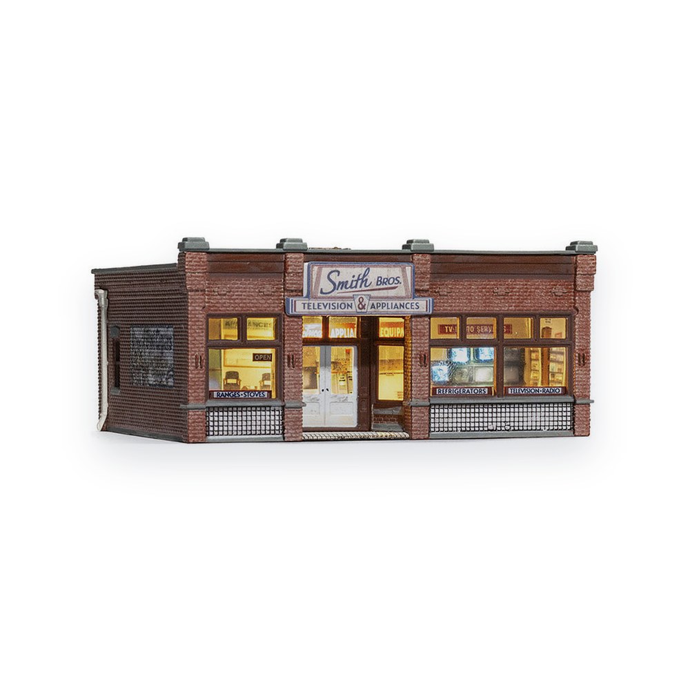 Woodland Scenics N Scale Smith Brothers TV & Appliance Store