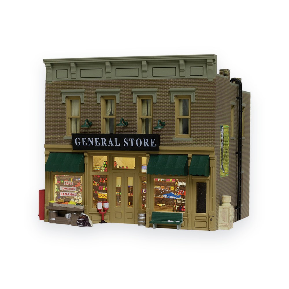 Woodland Scenics HO Scale Lubener's General Store, Built-Up