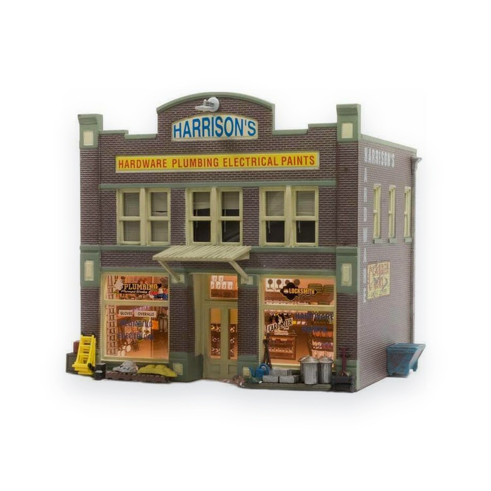 Woodland Scenics HO Scale Harrisons Hardware, Built-Up