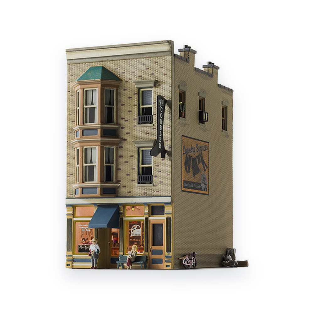Woodland Scenics HO Scale J.W. Shoe Cobbler, Built-Up