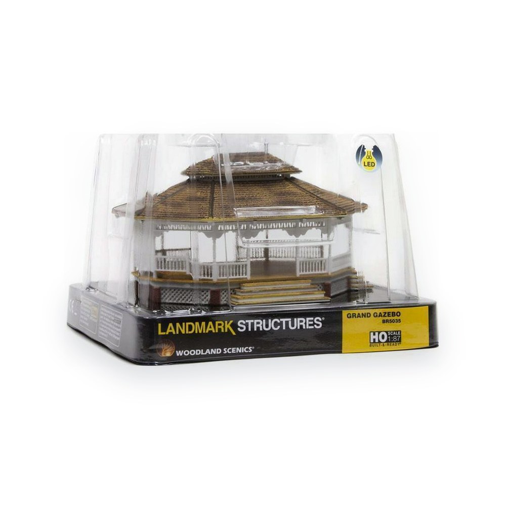 Woodland Scenics HO Scale Grand Gazebo, Built-Up
