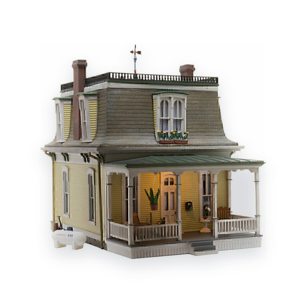 Woodland Scenics HO Scale Home Sweet Home, Built-Up