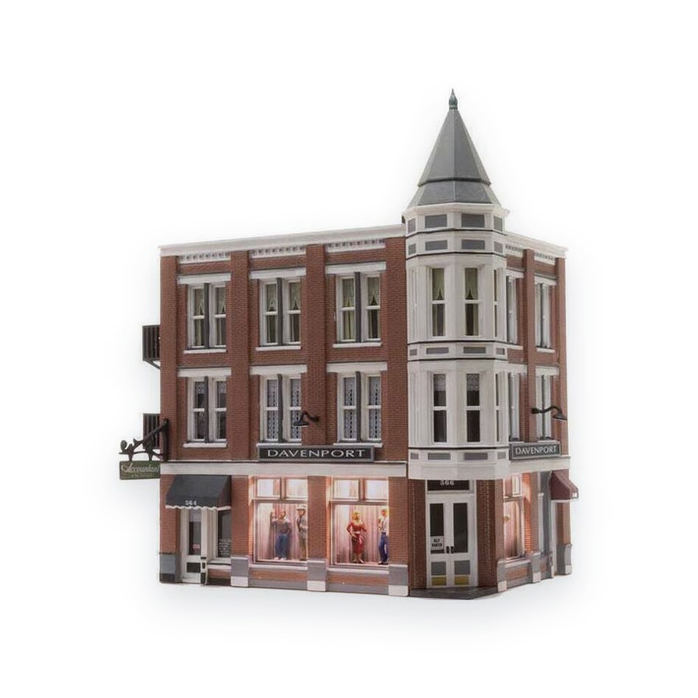 Woodland Scenics HO Scale Davenport Department Store, Built-Up