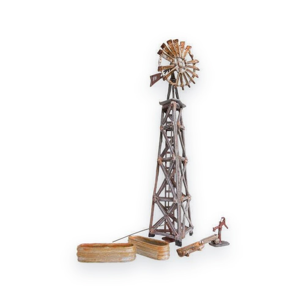 Woodland Scenics HO Scale Old Windmill, Built-Up