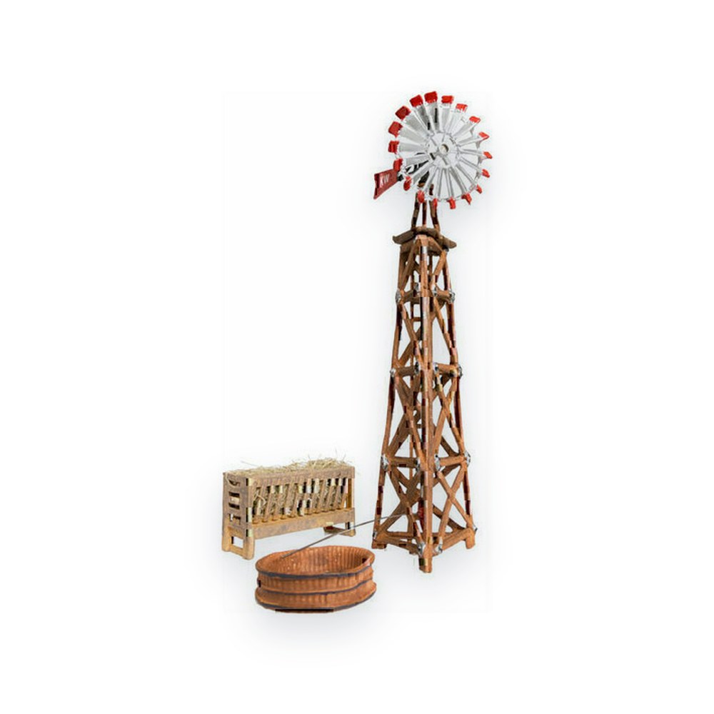 Woodland Scenics HO Scale Windmill, Built-Up