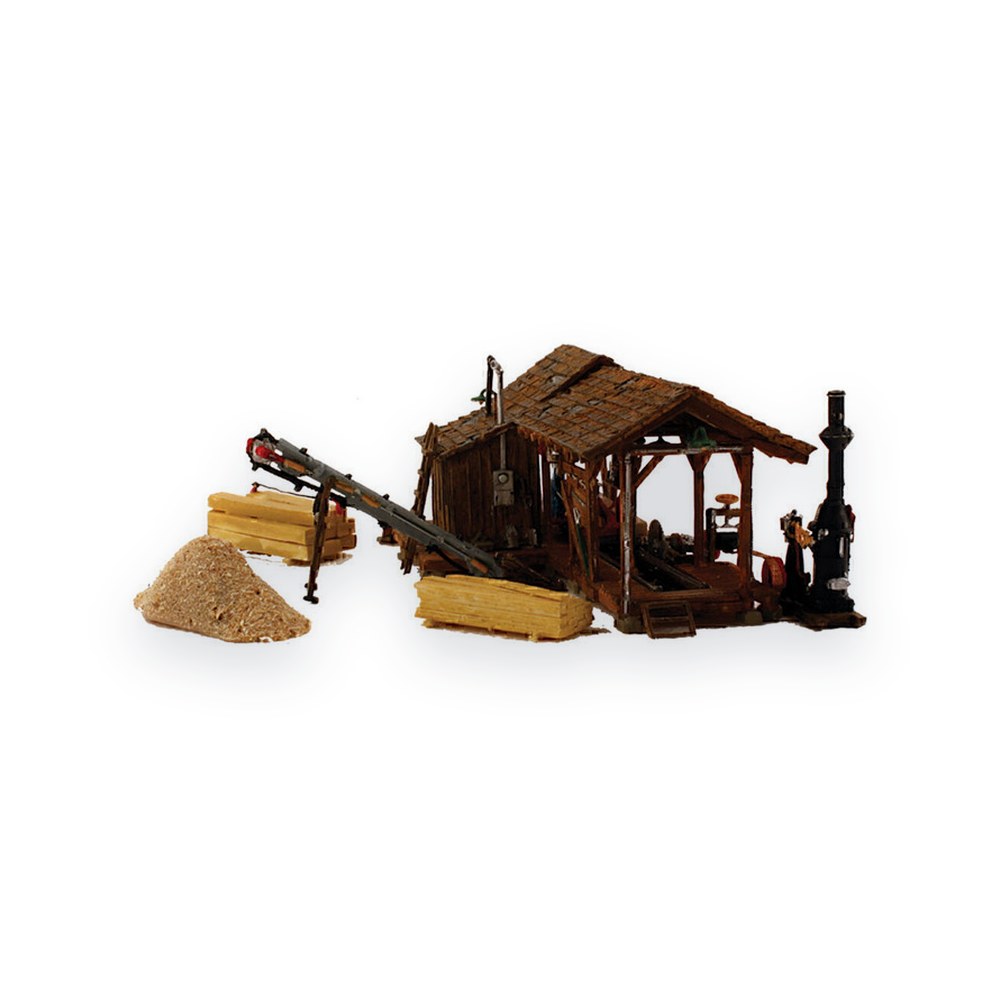 Woodland Scenics HO Scale Buzz's Sawmill, Built-Up