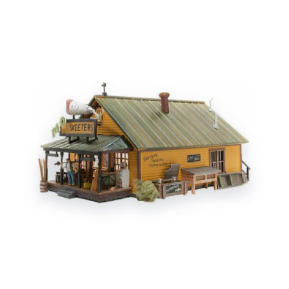 Woodland Scenics HO Scale Mo Skeeters' Bait & Tackle, Built-Up