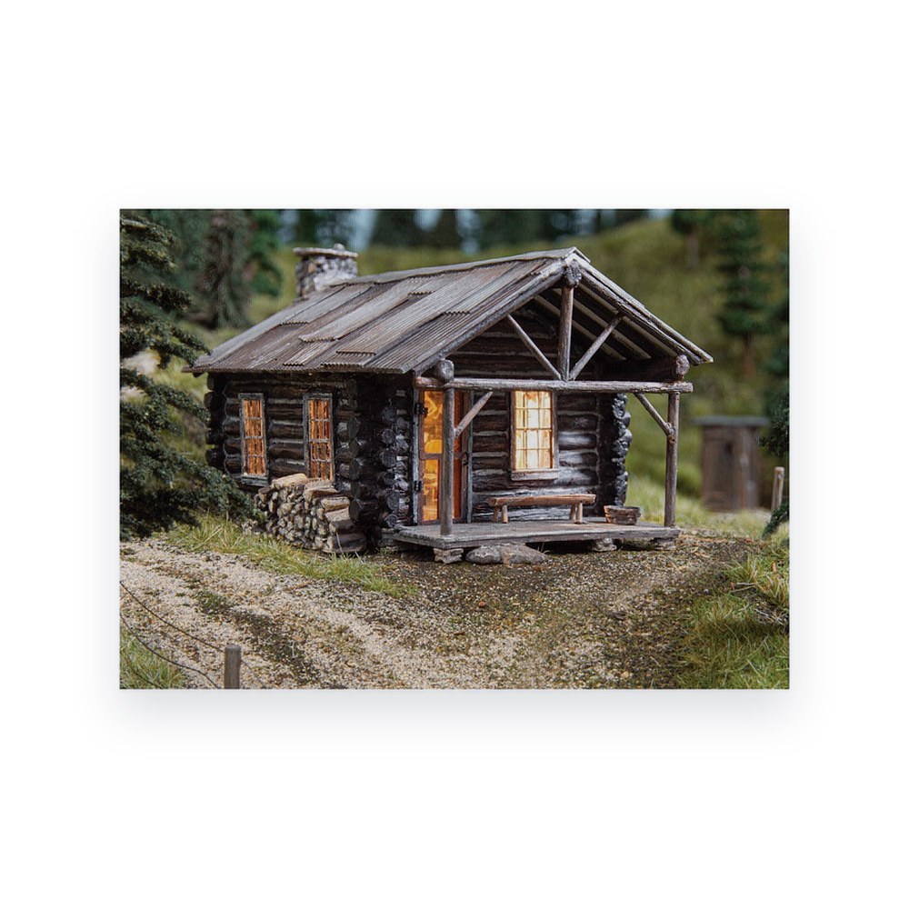 Woodland Scenics HO Scale Cozy Cabin