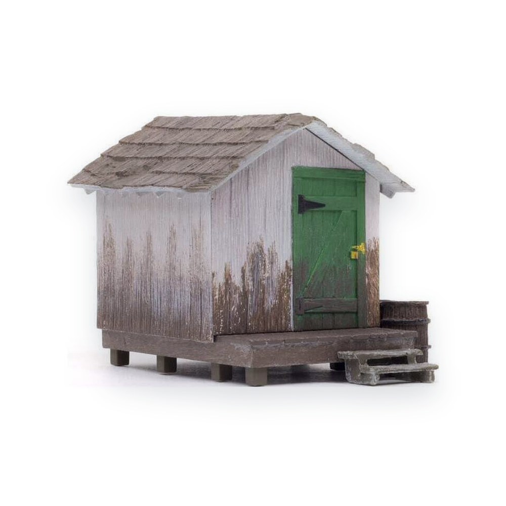 Woodland Scenics O Scale Wood Shack, Built-Up